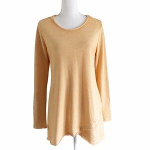 Soft Surroundings Peach Long Sleeve Tunic Small